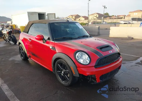 2013 Mini Convertible Cooper S из США, поврежденный, VIN WMWZP3C51DT297745